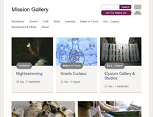 Tablet Screenshot of missiongallery.co.uk